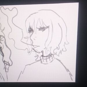 Artistic Black and White Sketch Print